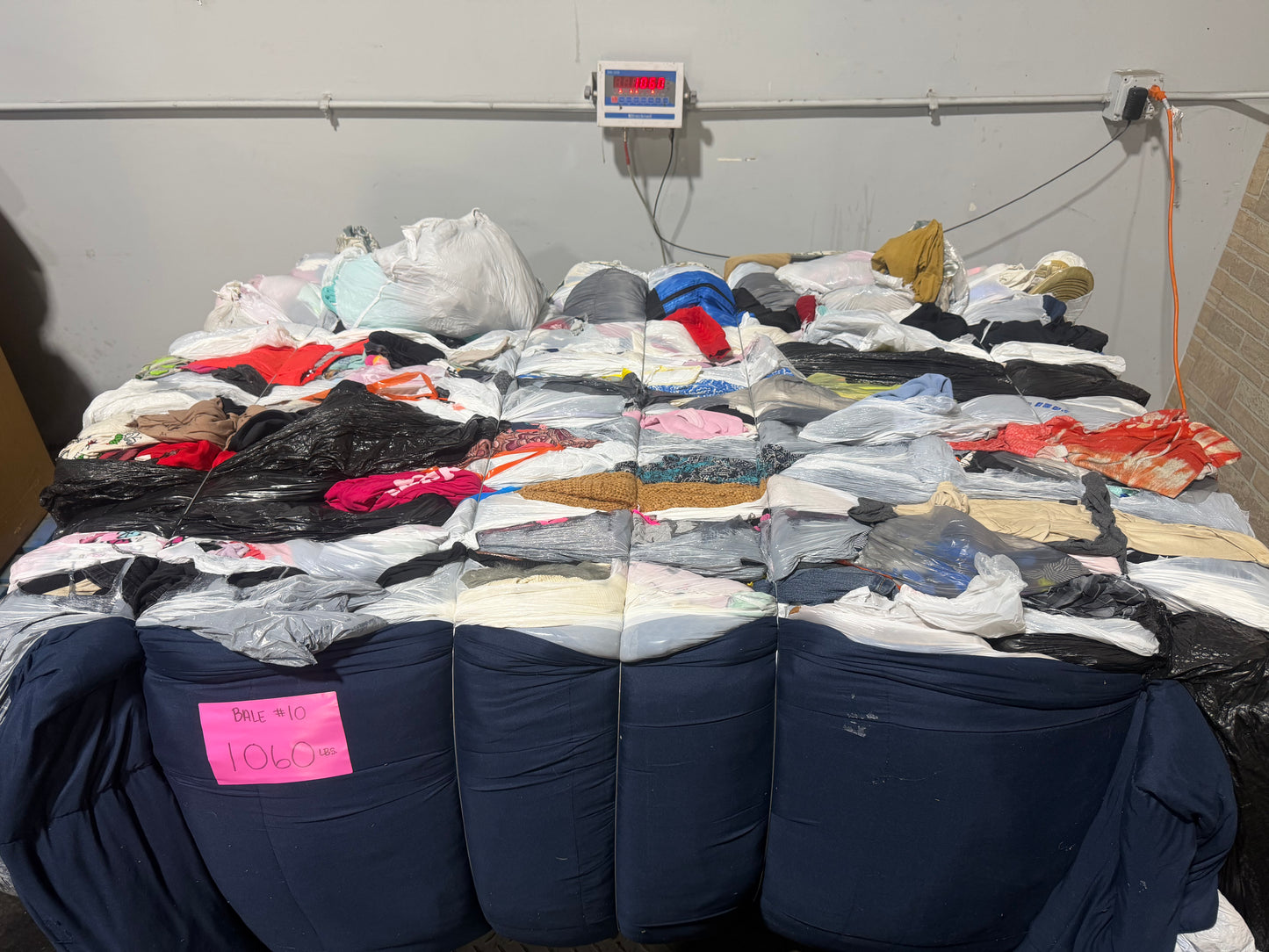 Credential Clothing Bale #10- 1060 lbs.