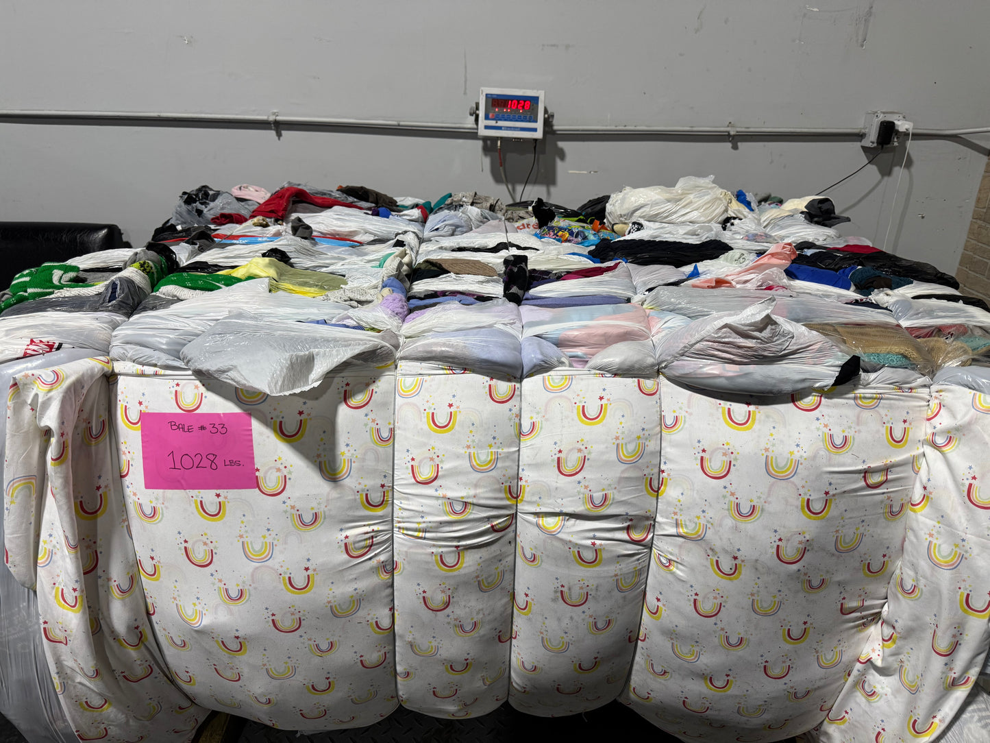 Credential Clothing Bale #33- 1028 lbs