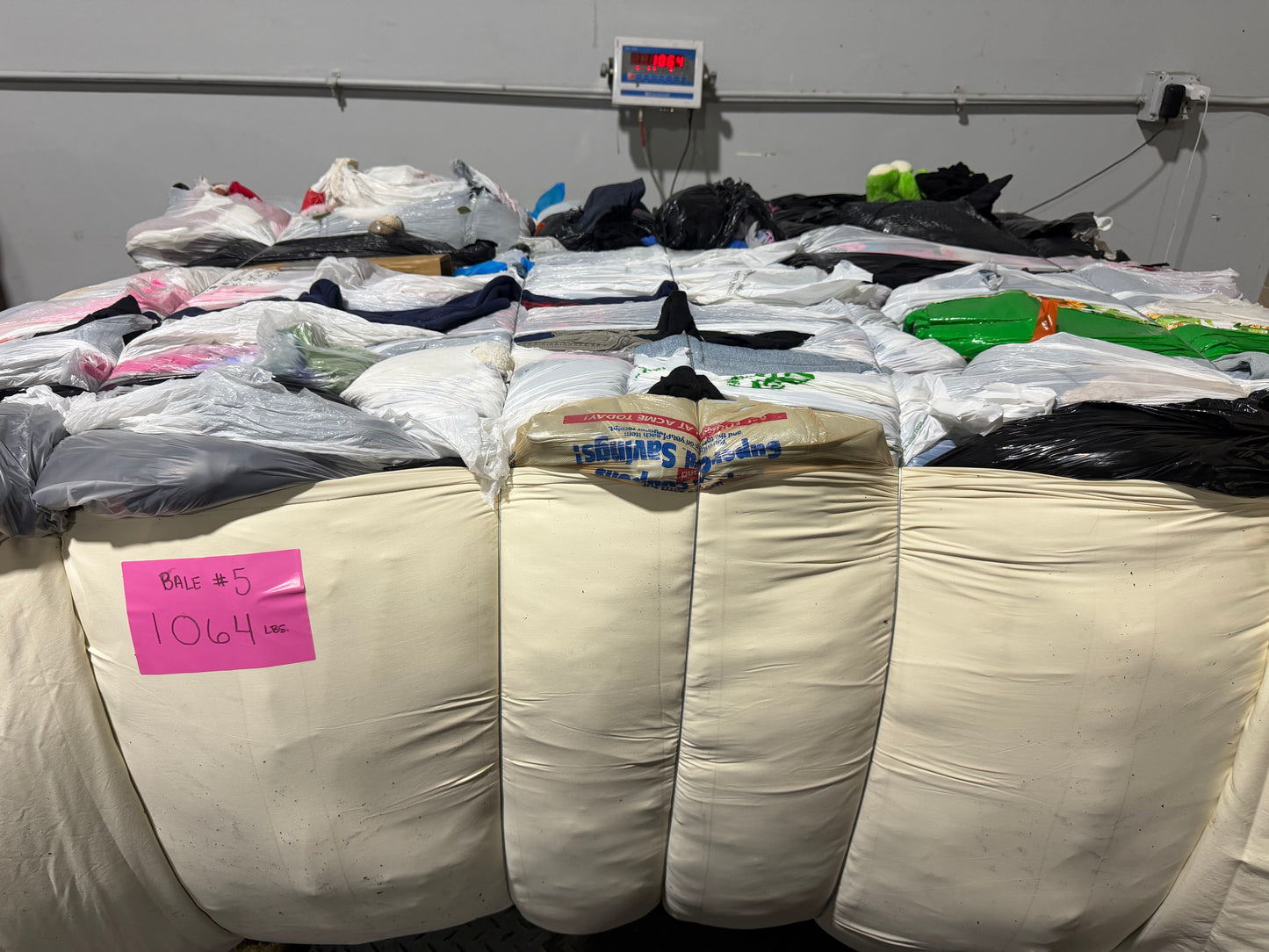 Credential Clothing Bale #5- 1064 lbs.