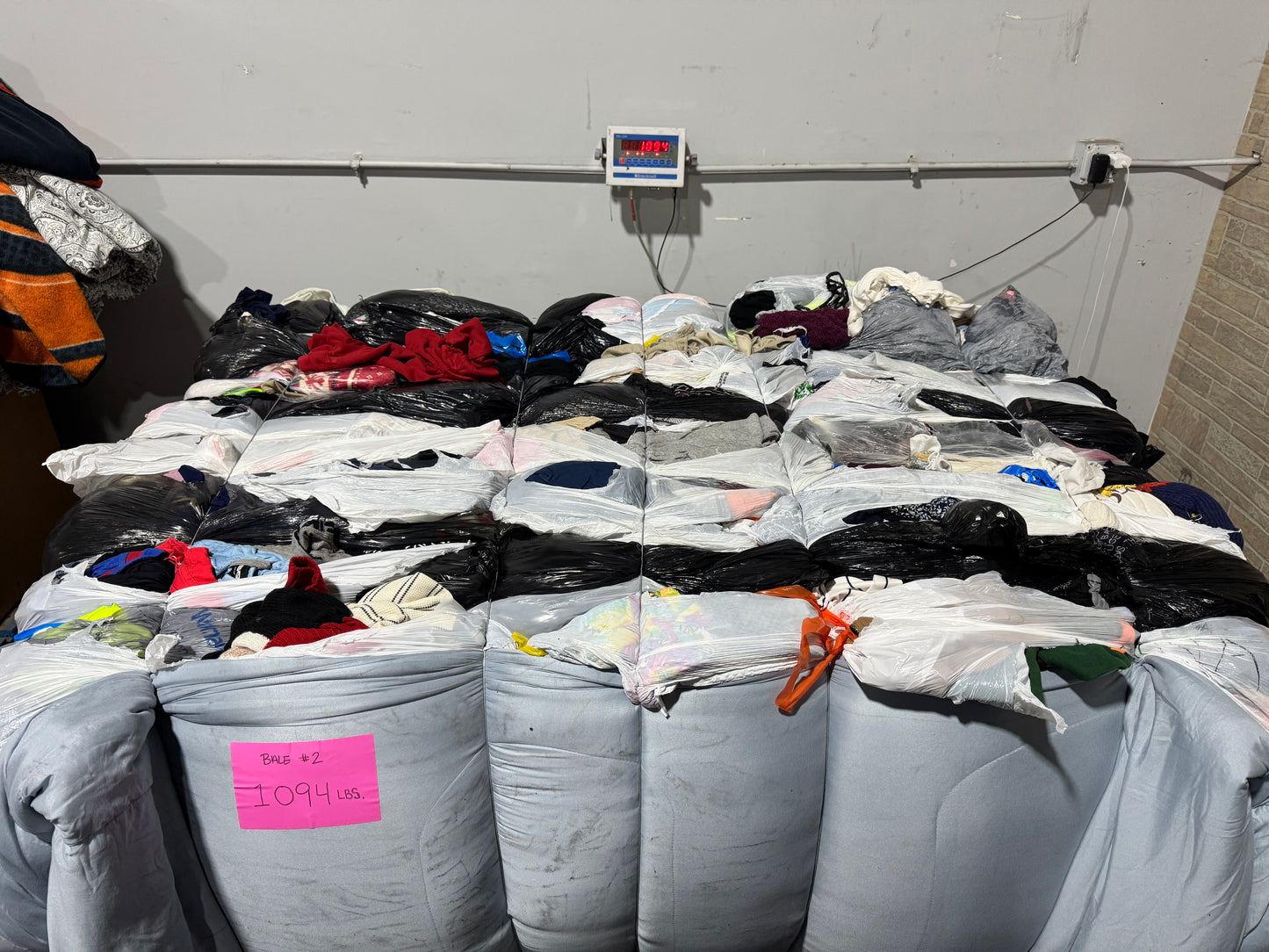 Credential Clothing Bale #2- 1094 lbs