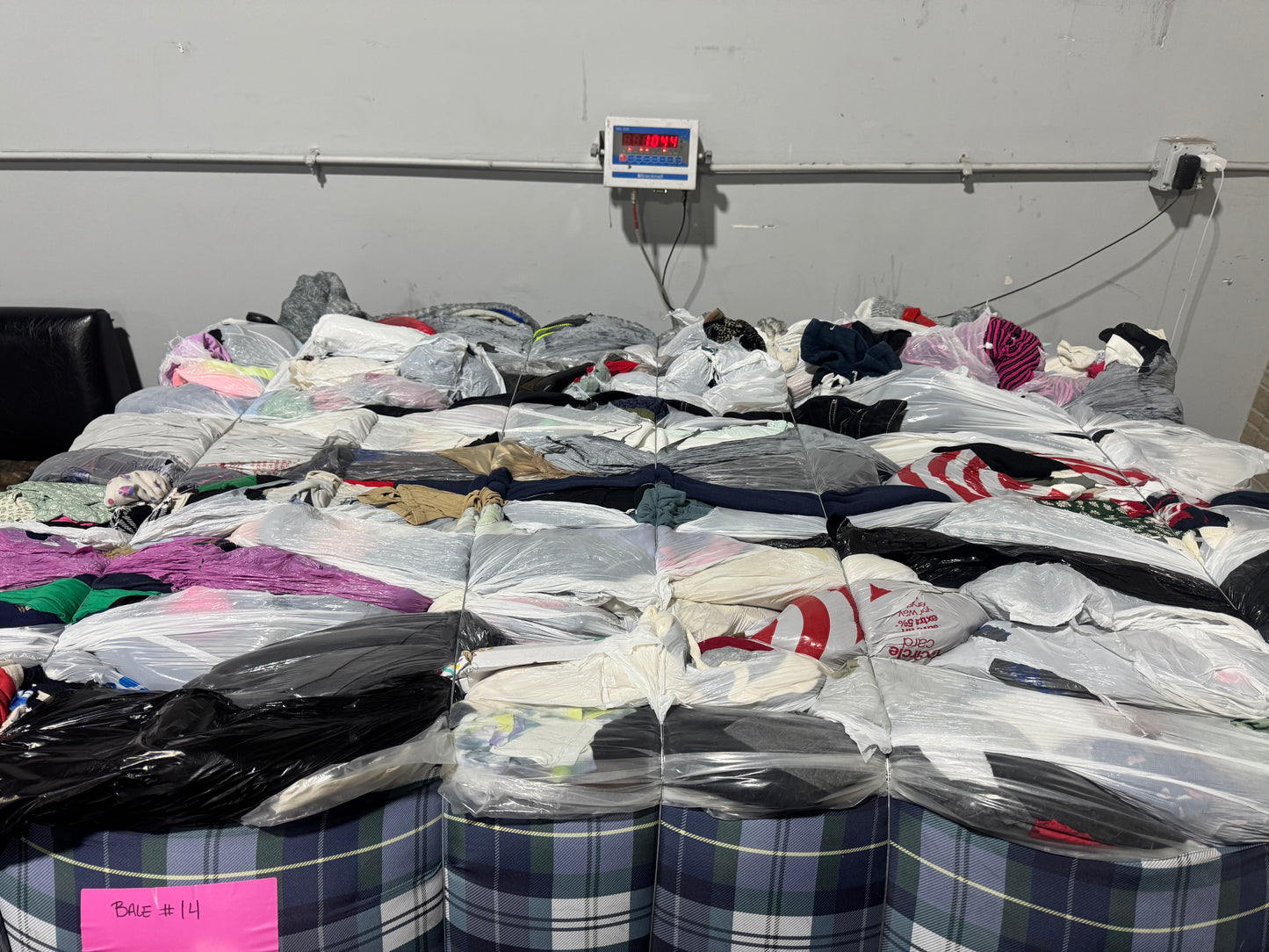 Credential Clothing Bale #14- 1044 lbs