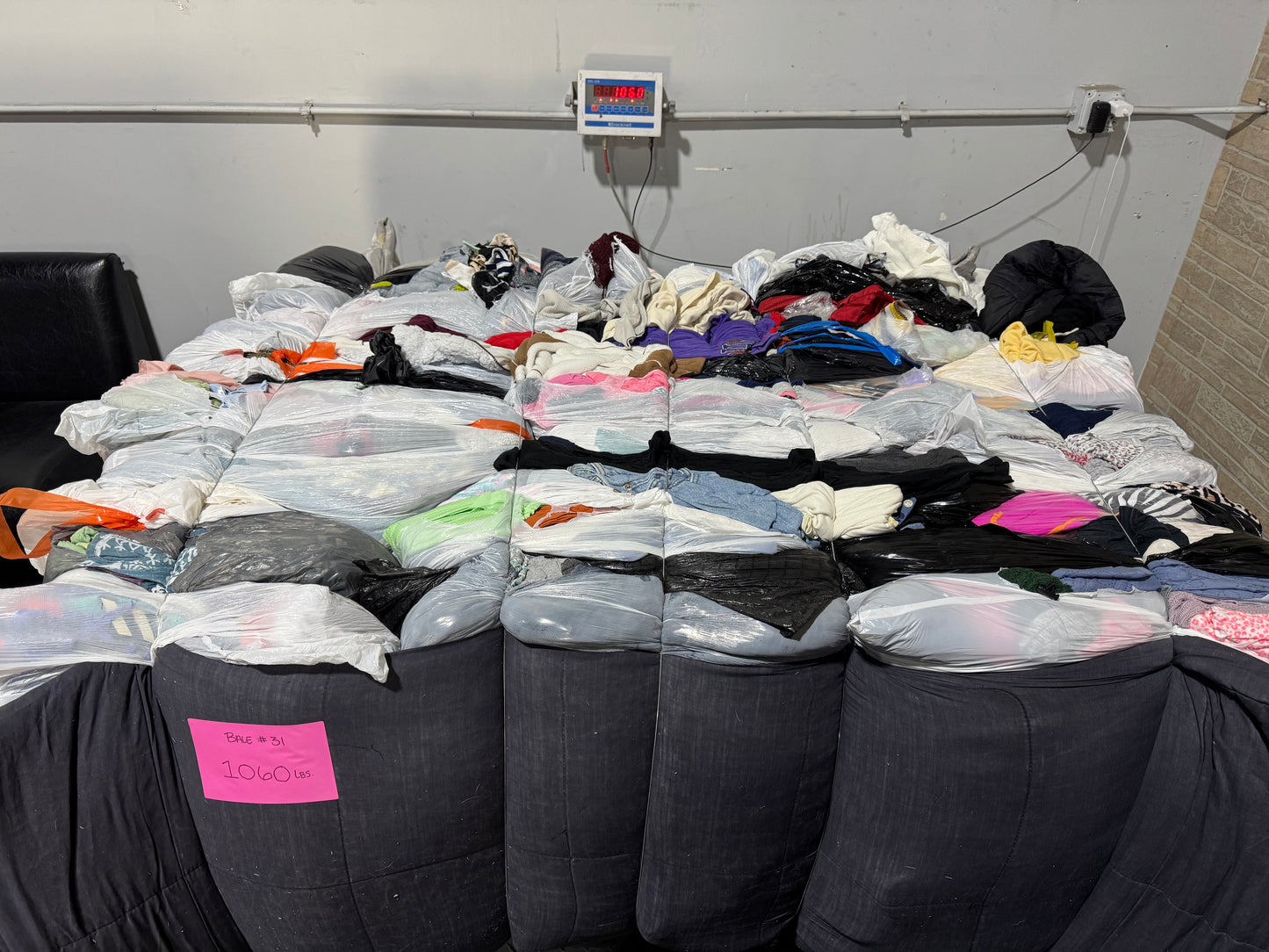Credential Clothing Bale #31- 1060 lbs