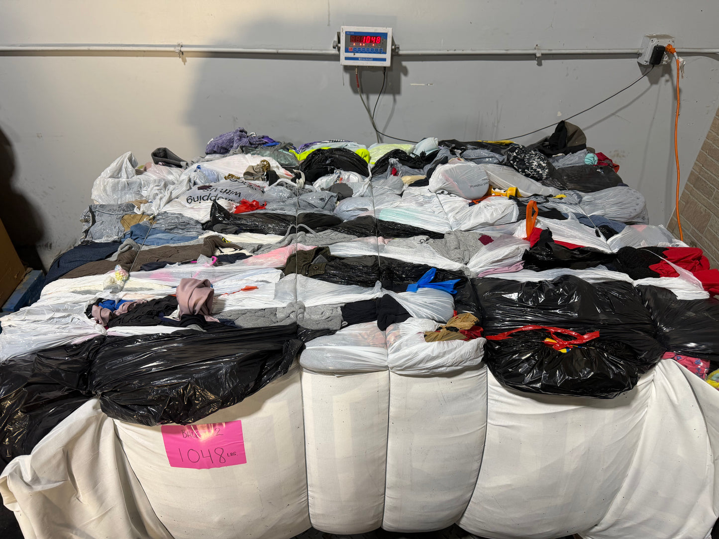 Credential Clothing Bale #12- 1048 lbs.