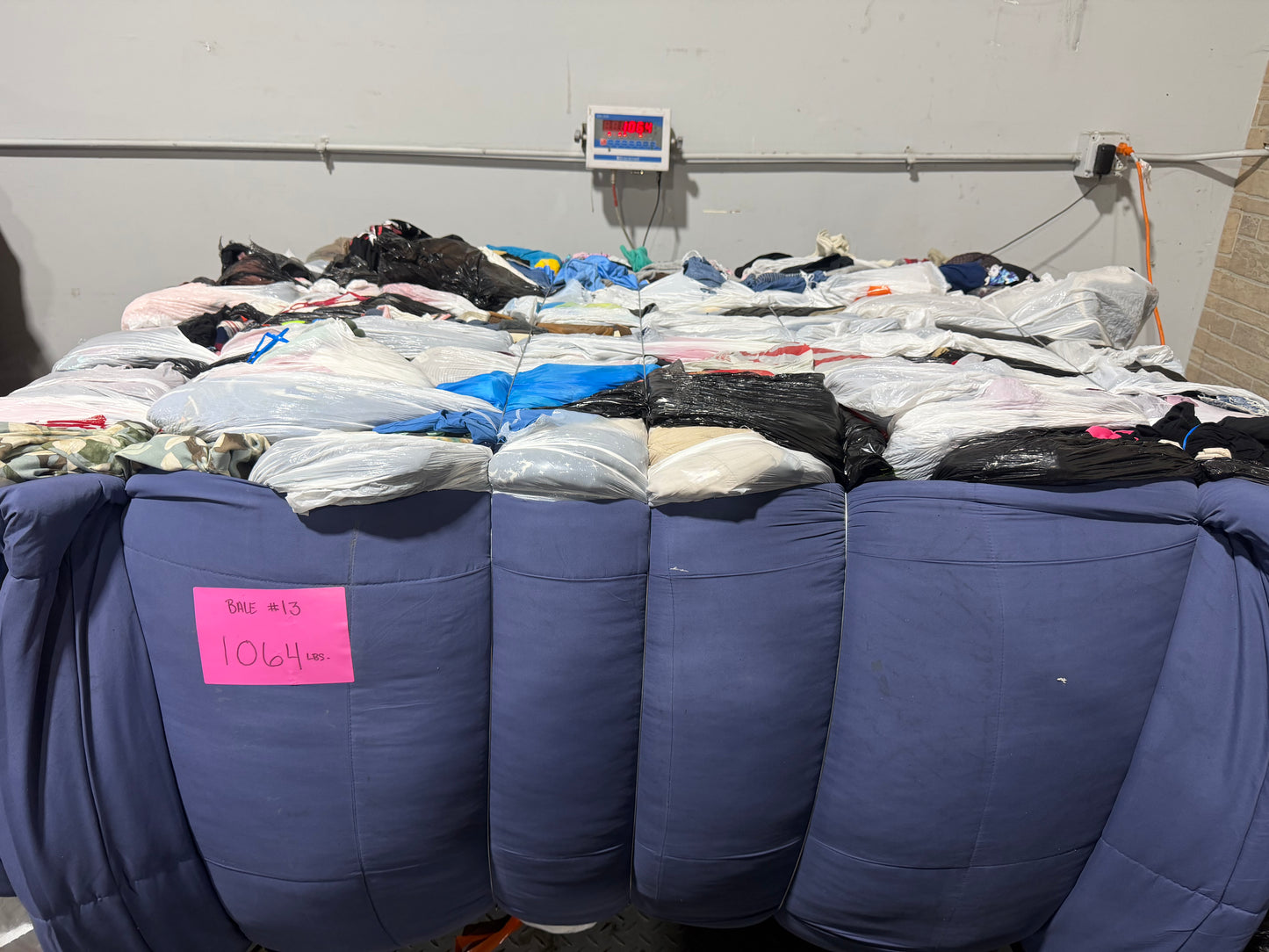 Credential Clothing Bale #13- 1064 lbs.