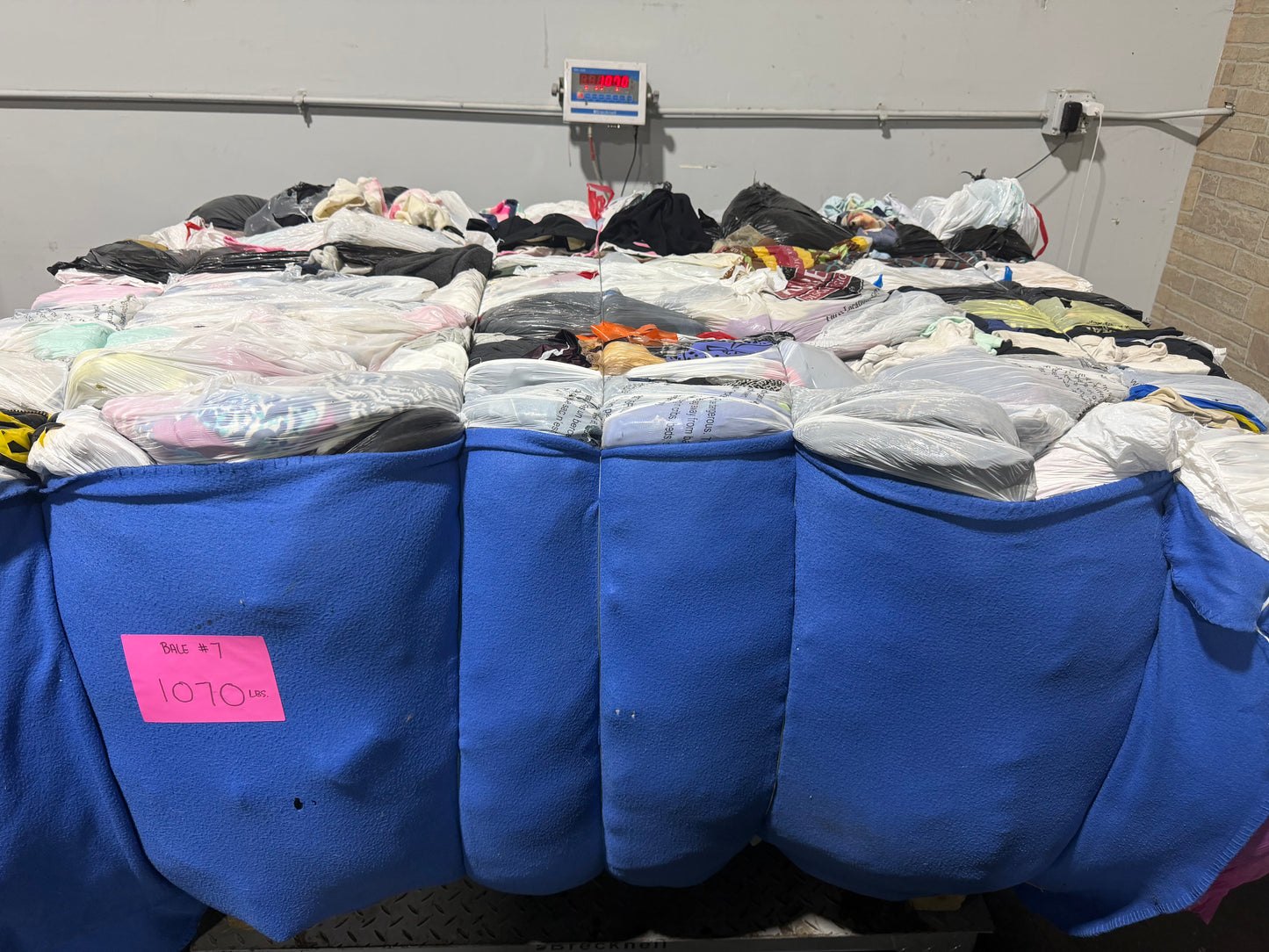 Credential Clothing Bale #7-1070 lbs