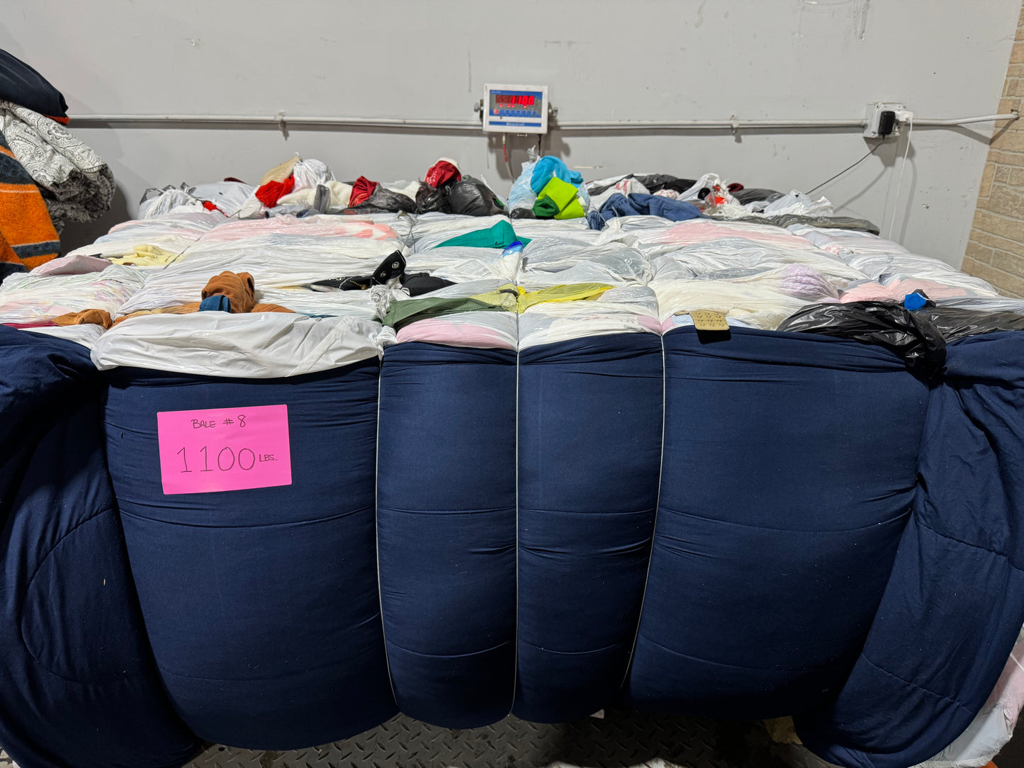 Credential Clothing Bale #8- 1100 lbs