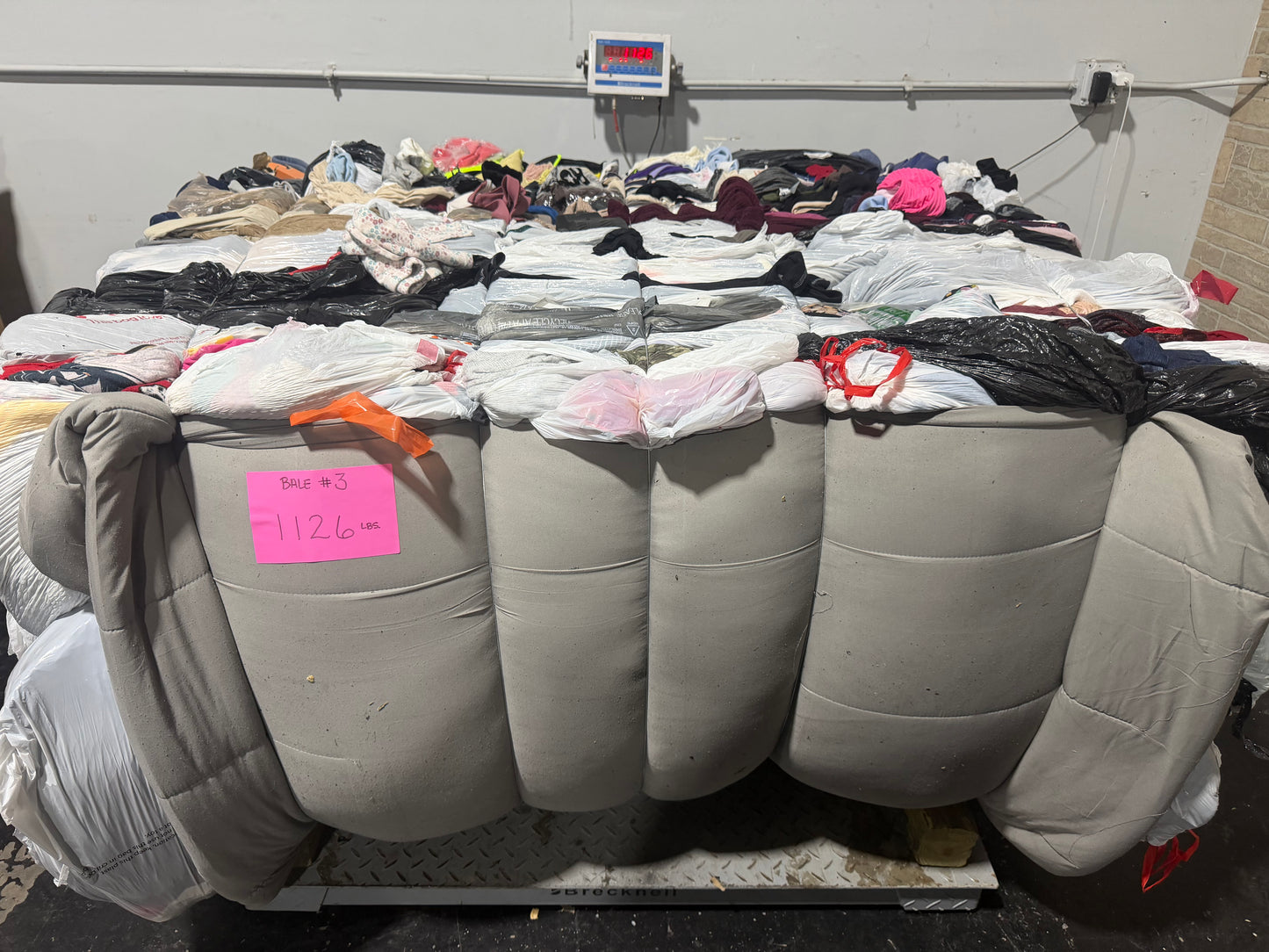 Credential Clothing Bale #3- 1126 lbs