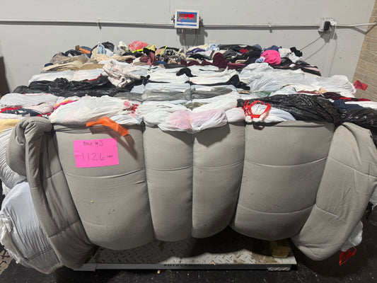 Credential Clothing Bale #3- 1126 lbs
