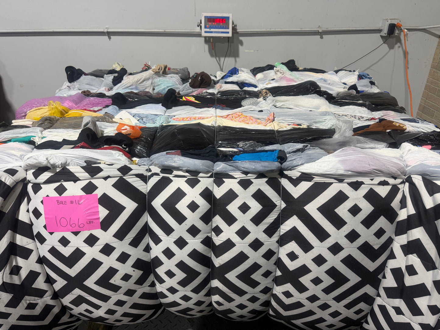 Credential Clothing Bale #16- 1066 lbs.