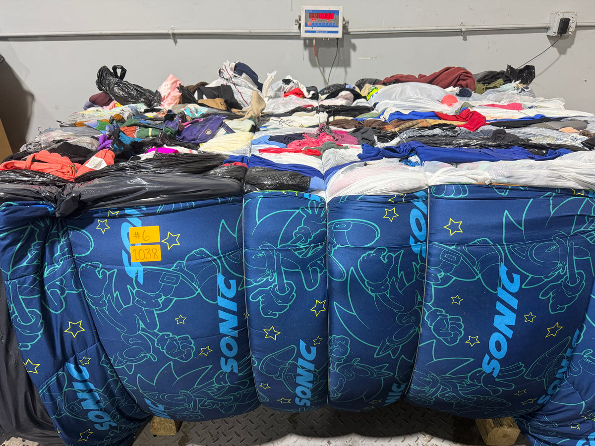 Credential Clothing Bale #6- 1038 lbs.