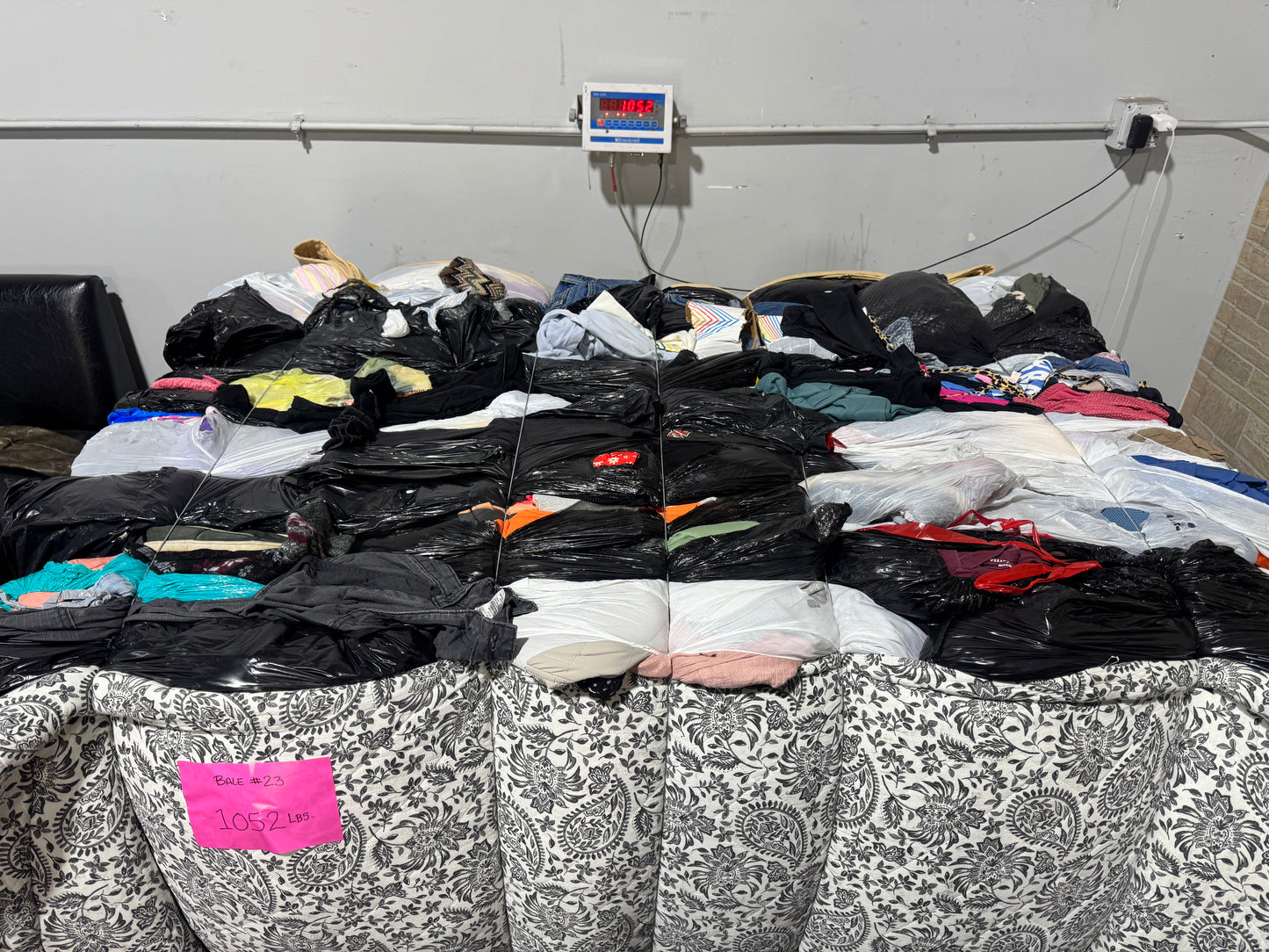 Credential Clothing Bale #23- 1052 lbs
