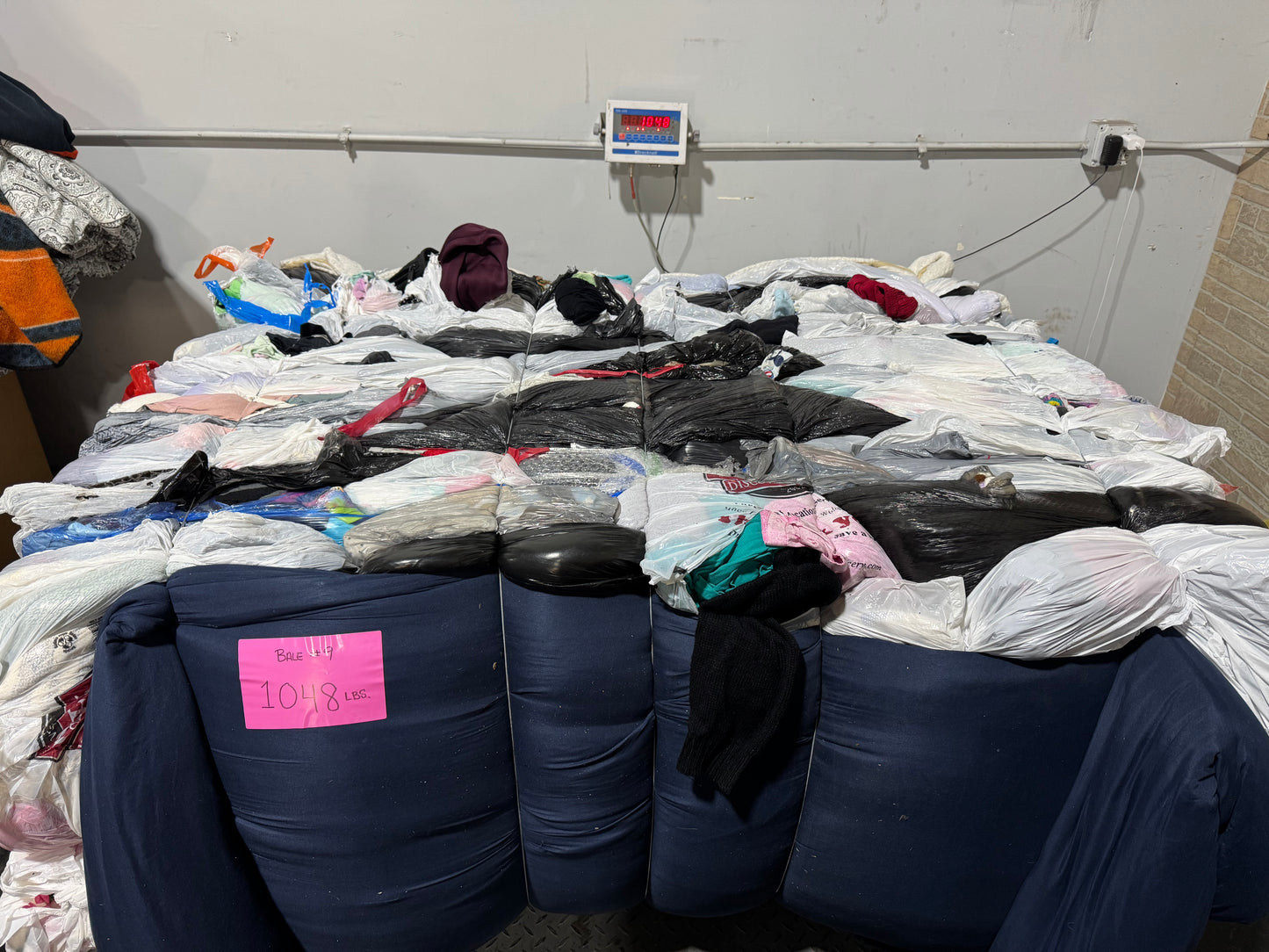 Credential Clothing Bale #9- 1048 lbs