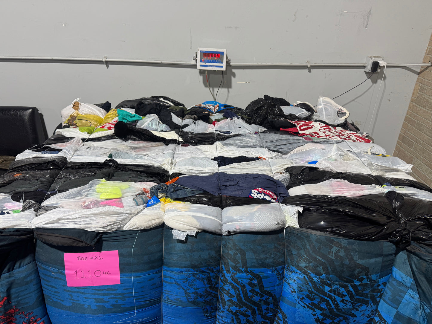 Credential Clothing Bale #26- 1110 lbs