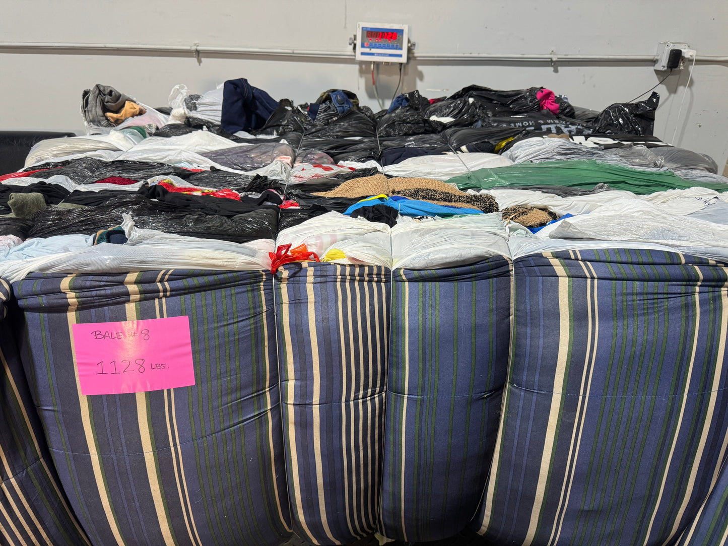 Credential Clothing Bale #8- 1128 lbs