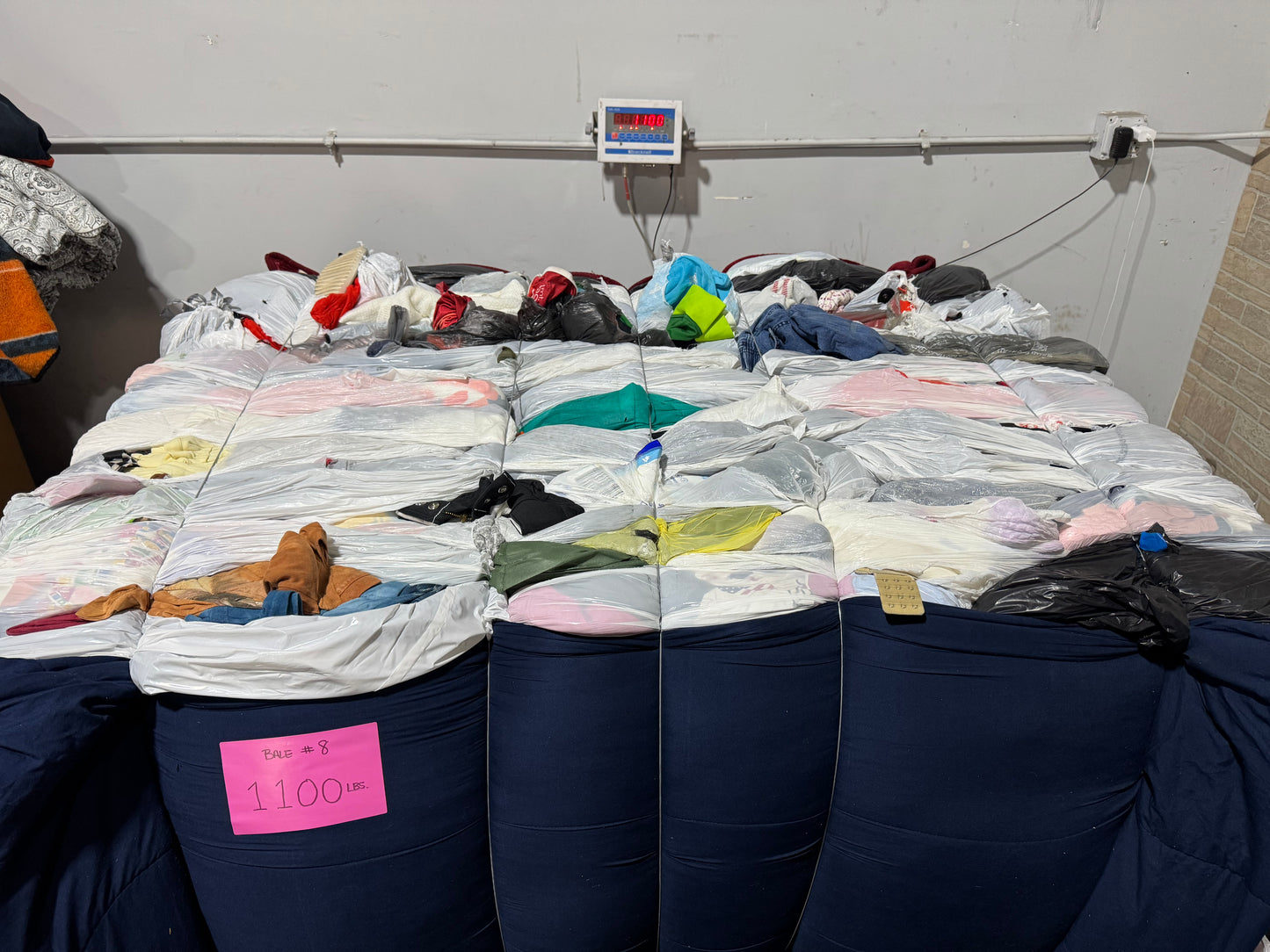 Credential Clothing Bale #8- 1100 lbs