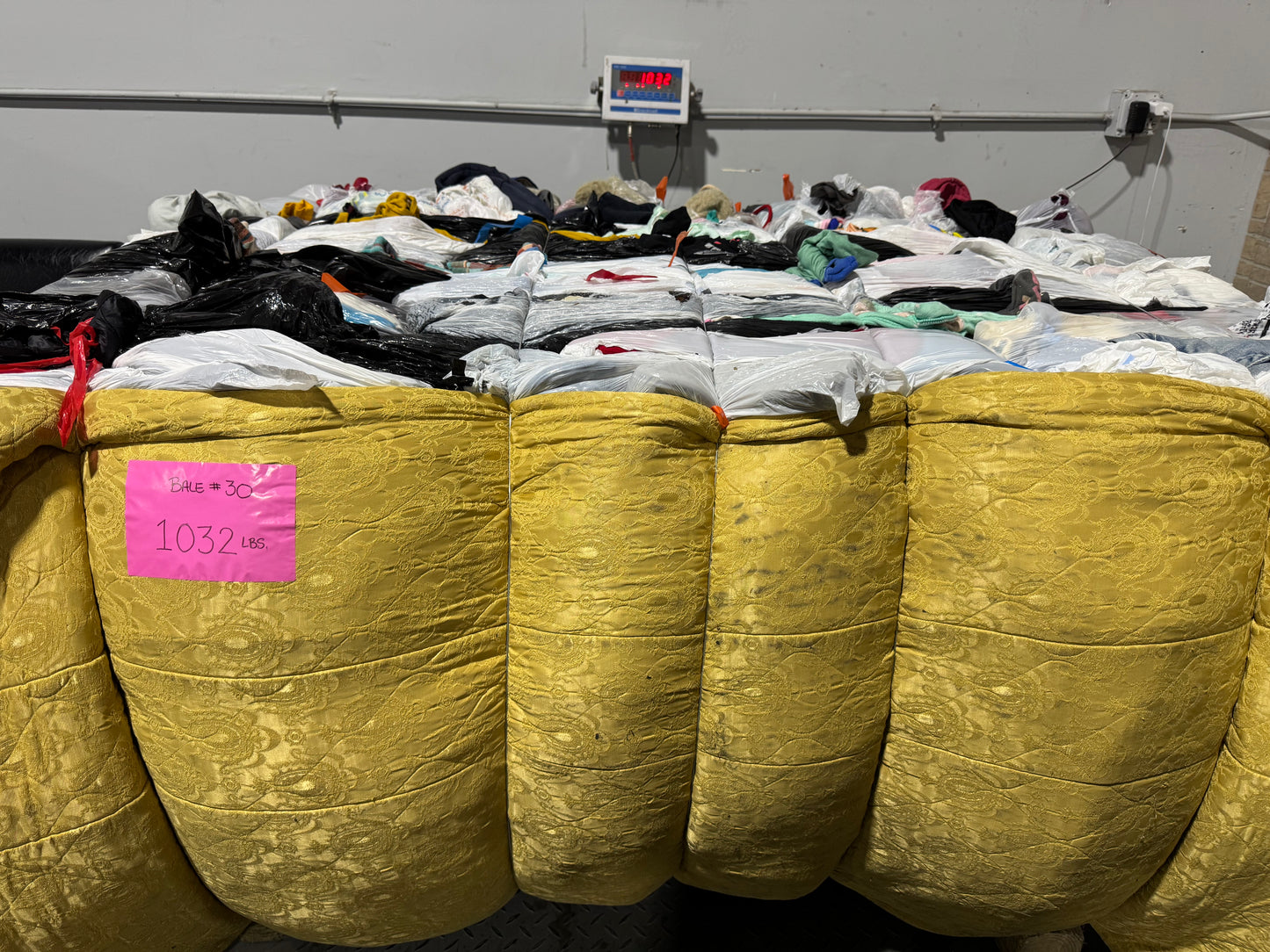 Credential Clothing Bale #30- 1032 lbs