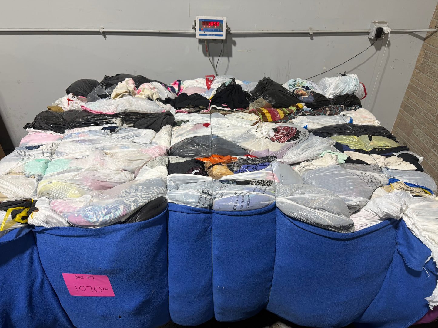 Credential Clothing Bale #7-1070 lbs