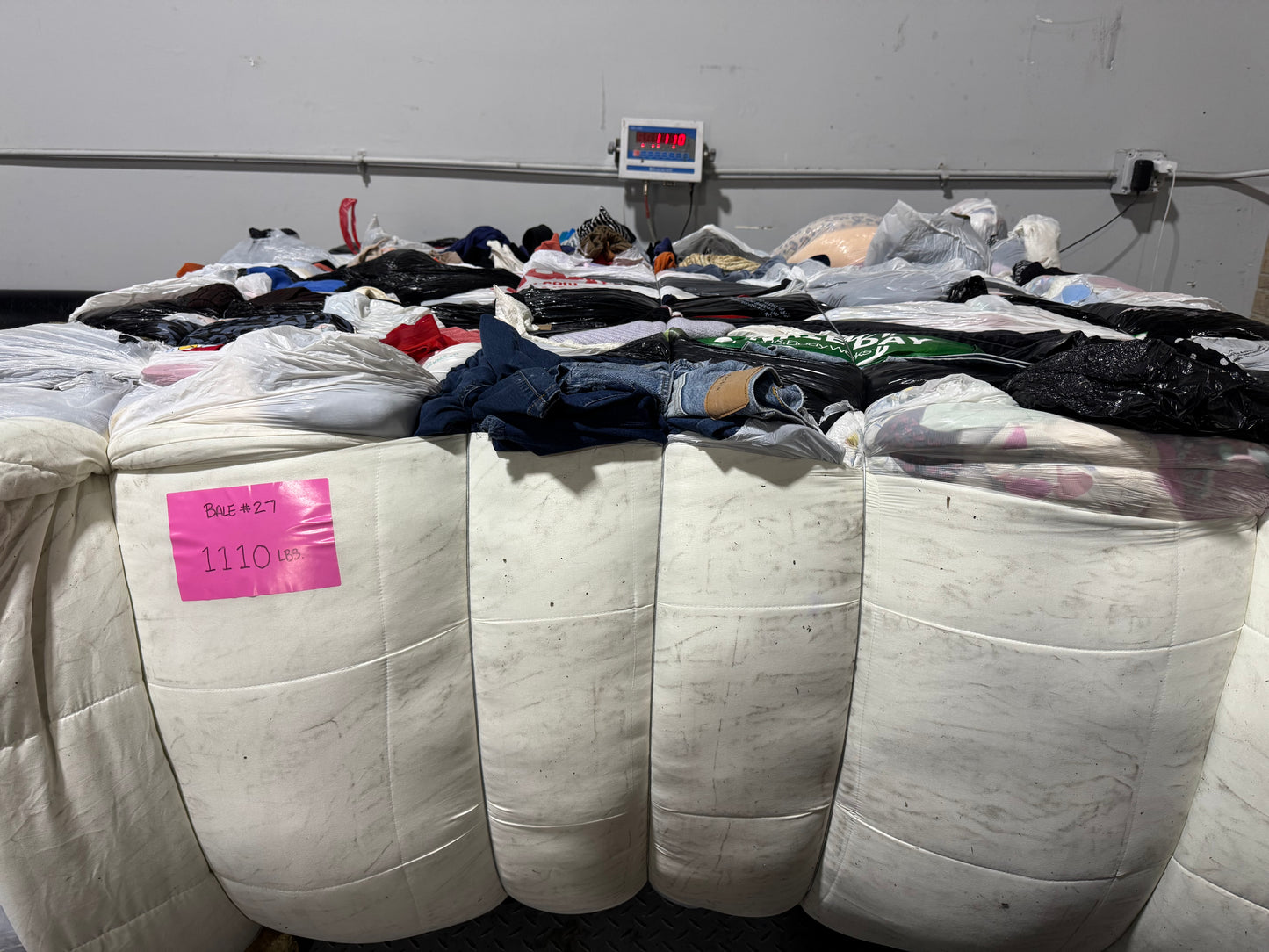 Credential Clothing Bale #27- 1110 lbs