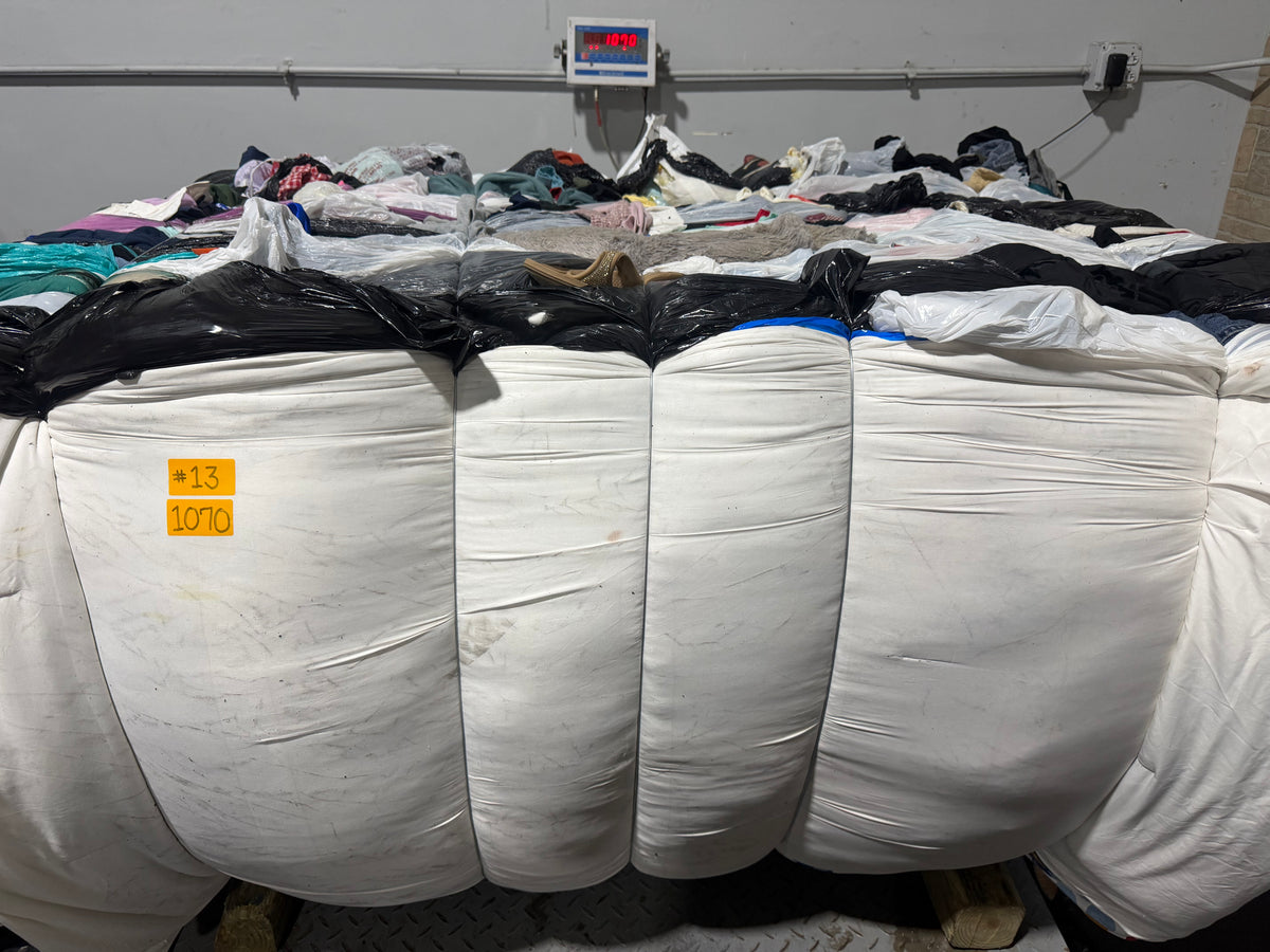 Credential Clothing Bale #13- 1070 lbs.