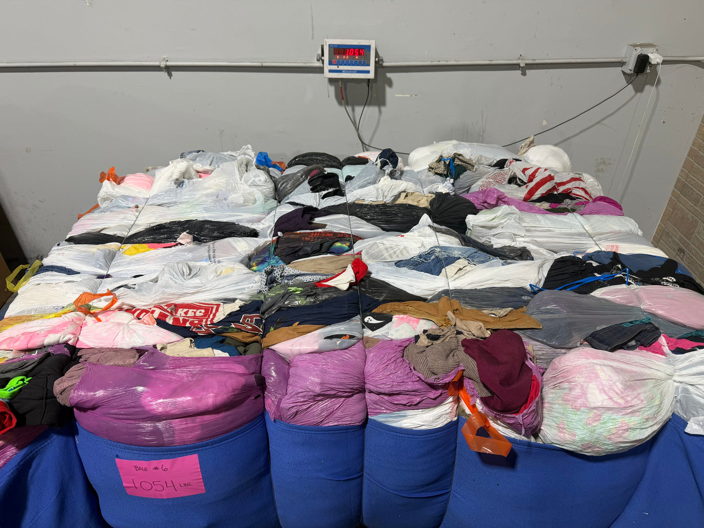 Credential Clothing Bale #6- 1054 lbs
