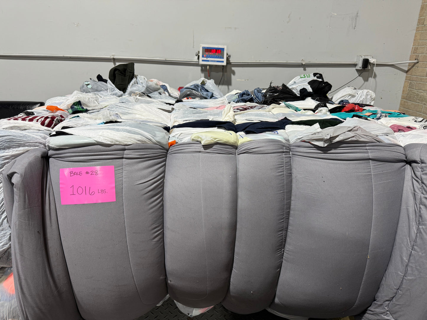 Credential Clothing Bale #28- 1016 lbs