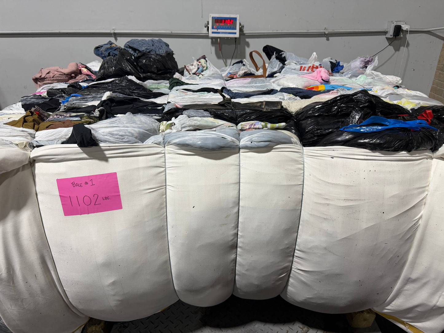 Credential Clothing Bale #1- 1102 lbs