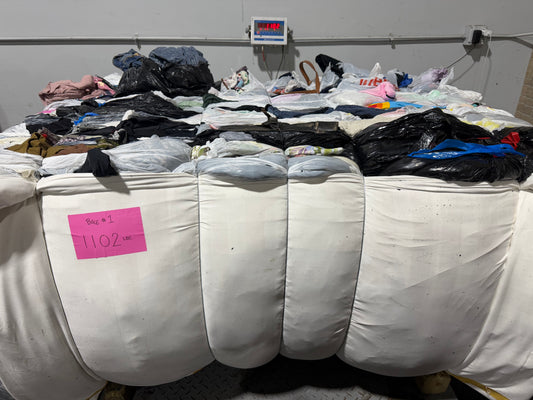 Credential Clothing Bale #1- 1102 lbs