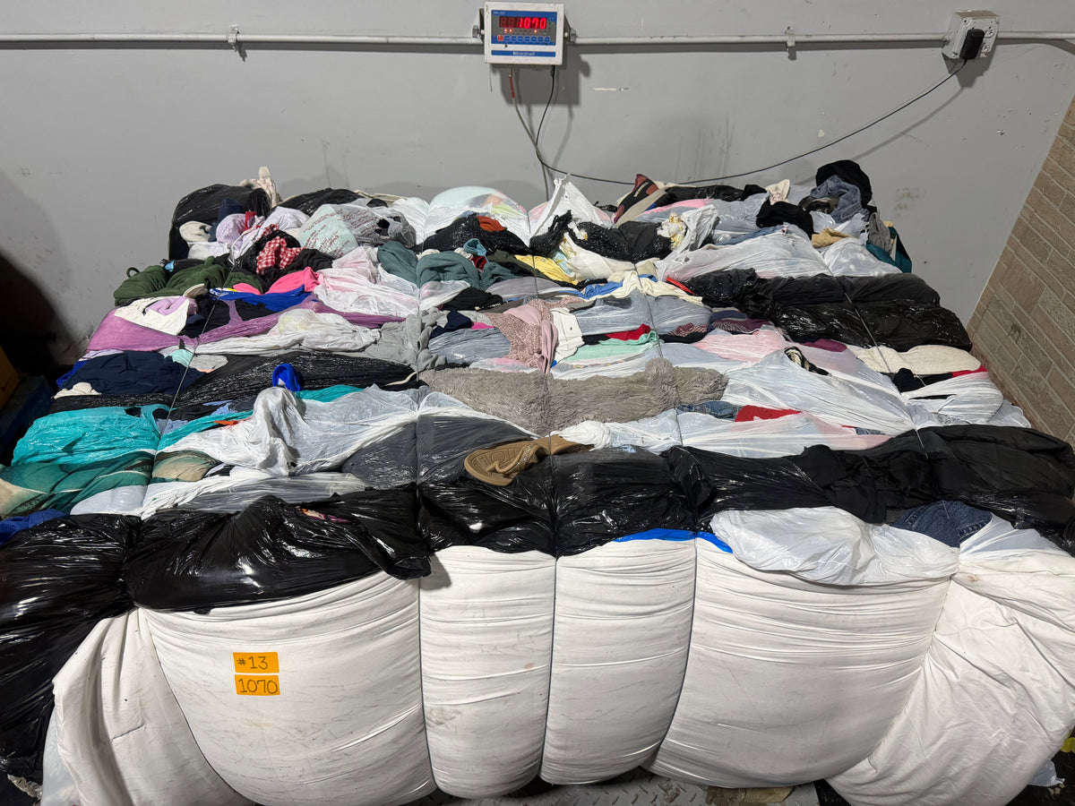 Credential Clothing Bale #13- 1070 lbs.