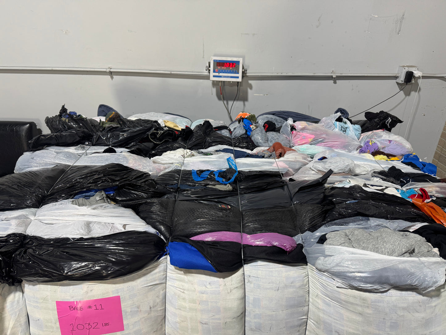 Credential Clothing Bale #11- 1032 lbs