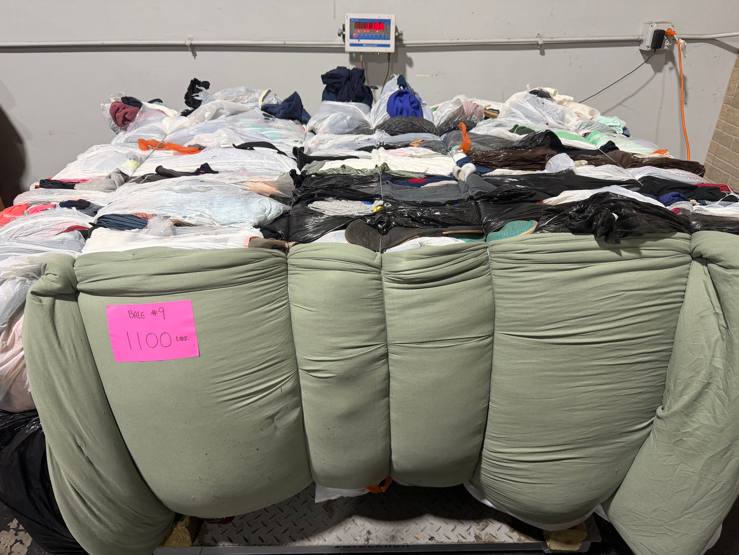 Credential Clothing Bale #9- 1100 lbs.
