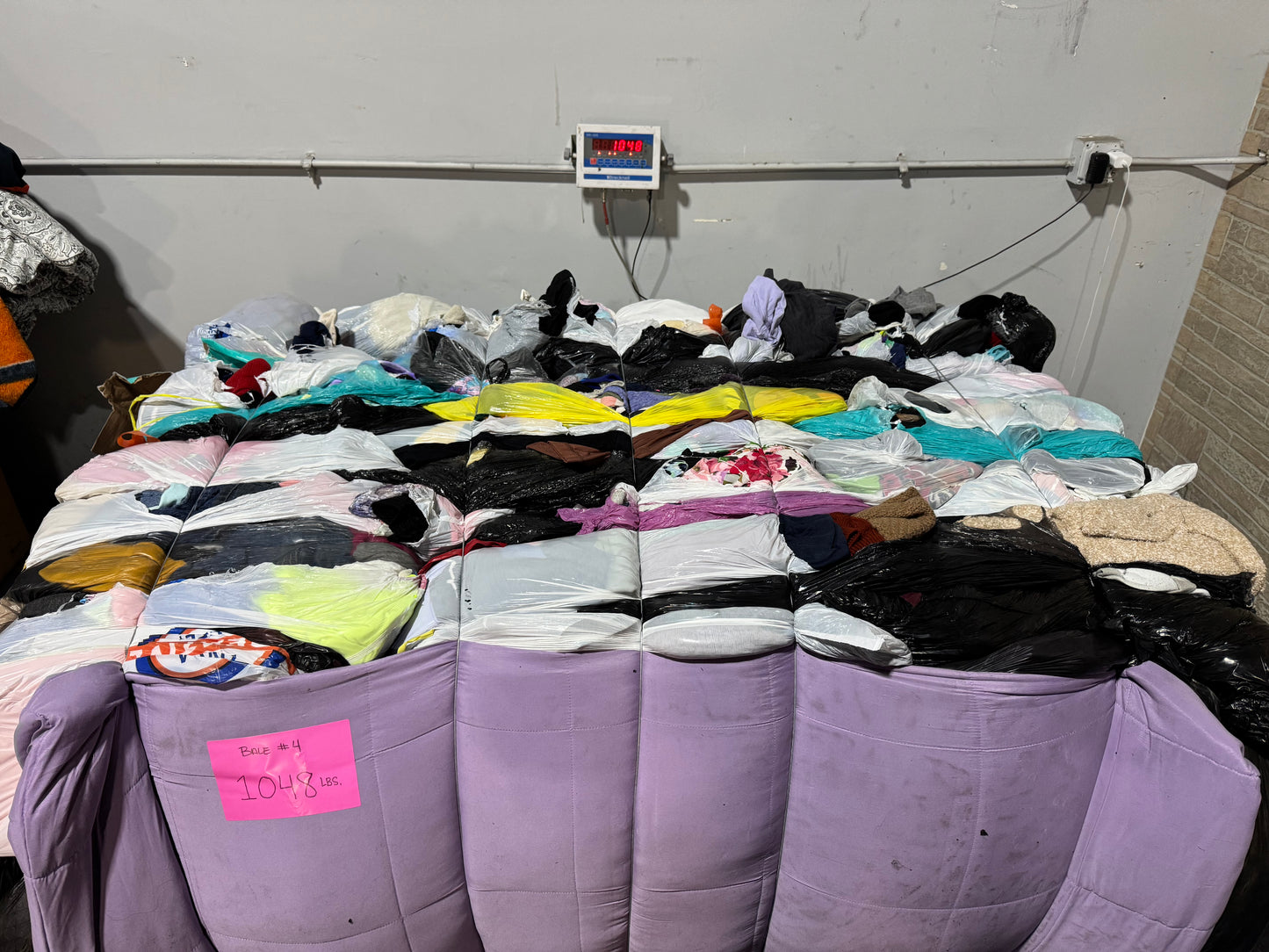 Credential Clothing Bale #4- 1048 lbs