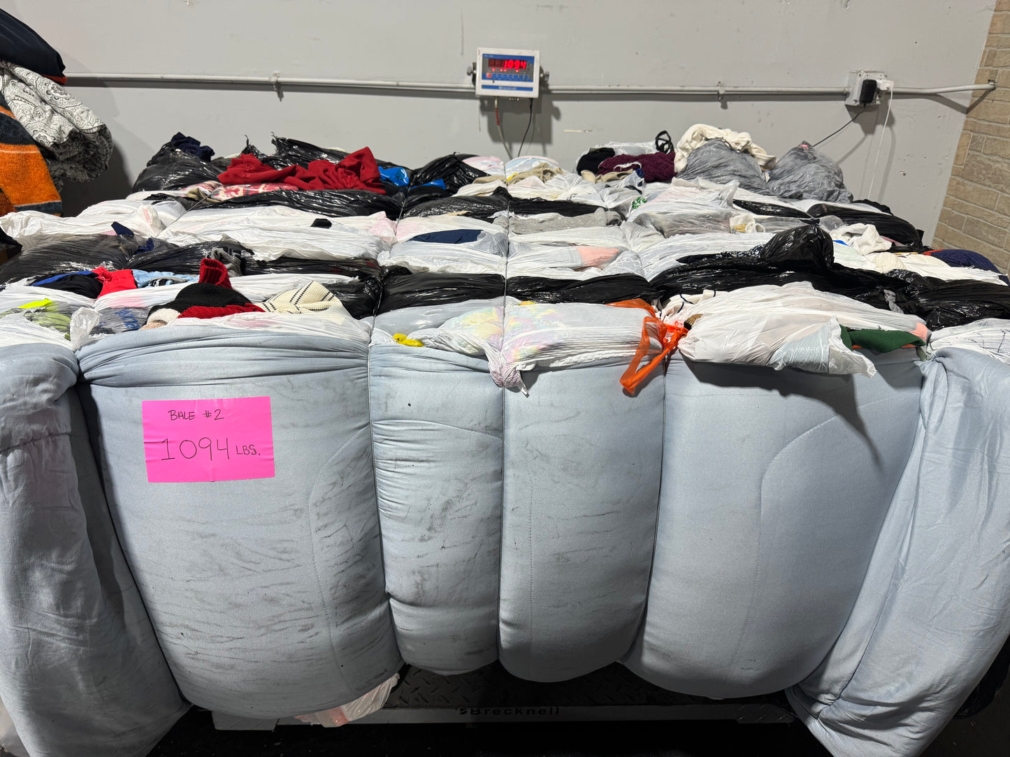 Credential Clothing Bale #2- 1094 lbs