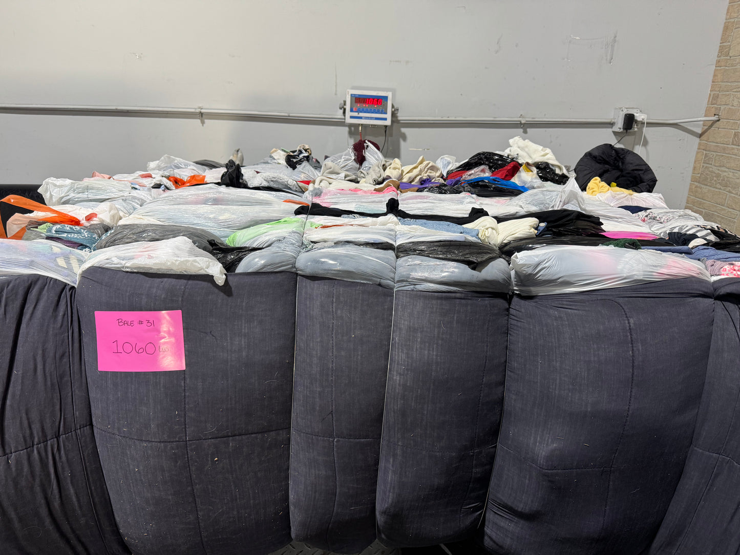 Credential Clothing Bale #31- 1060 lbs