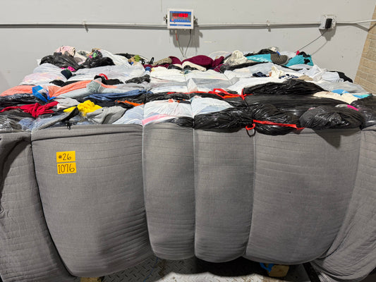 Credential Clothing Bale #26- 1076 lbs.