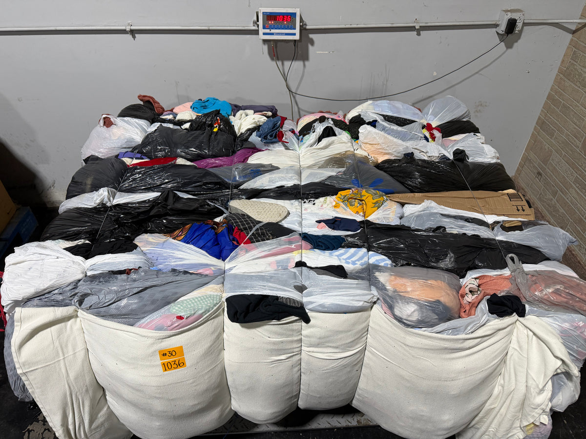 Credential Clothing Bale #30- 1036 lbs.