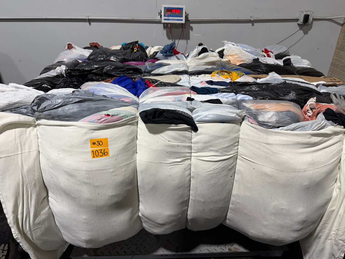 Credential Clothing Bale #30- 1036 lbs.