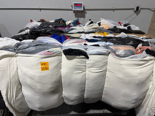 Credential Clothing Bale #30- 1036 lbs.