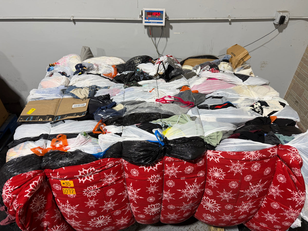Credential Clothing Bale #35- 1072 lbs.