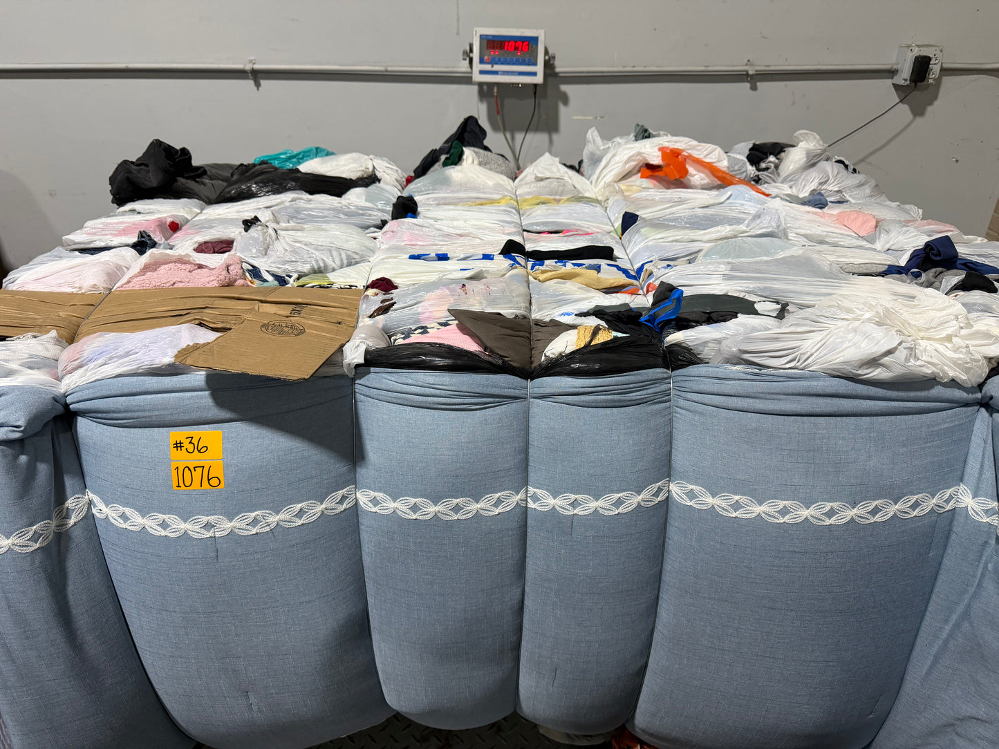 Credential Clothing Bale #36- 1076 lbs.