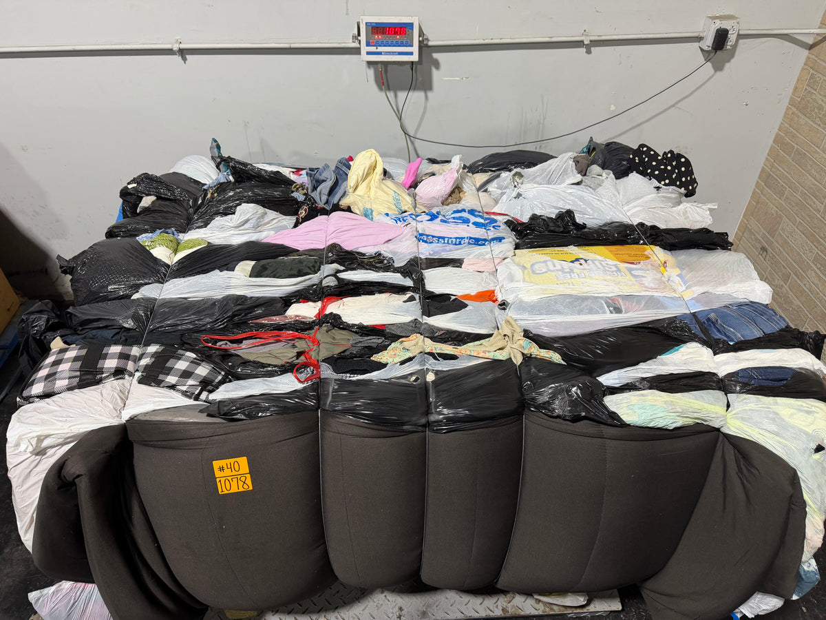 Credential Clothing Bale #40- 1078 lbs.