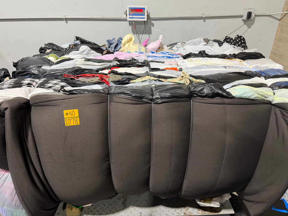 Credential Clothing Bale #40- 1078 lbs.