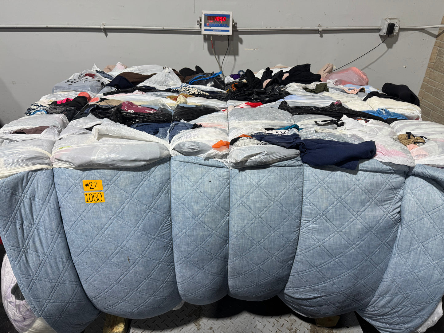 Credential Clothing Bale #22- 1050 lbs.