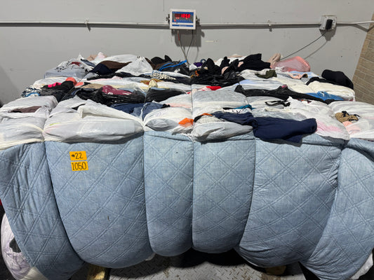 Credential Clothing Bale #22- 1050 lbs.